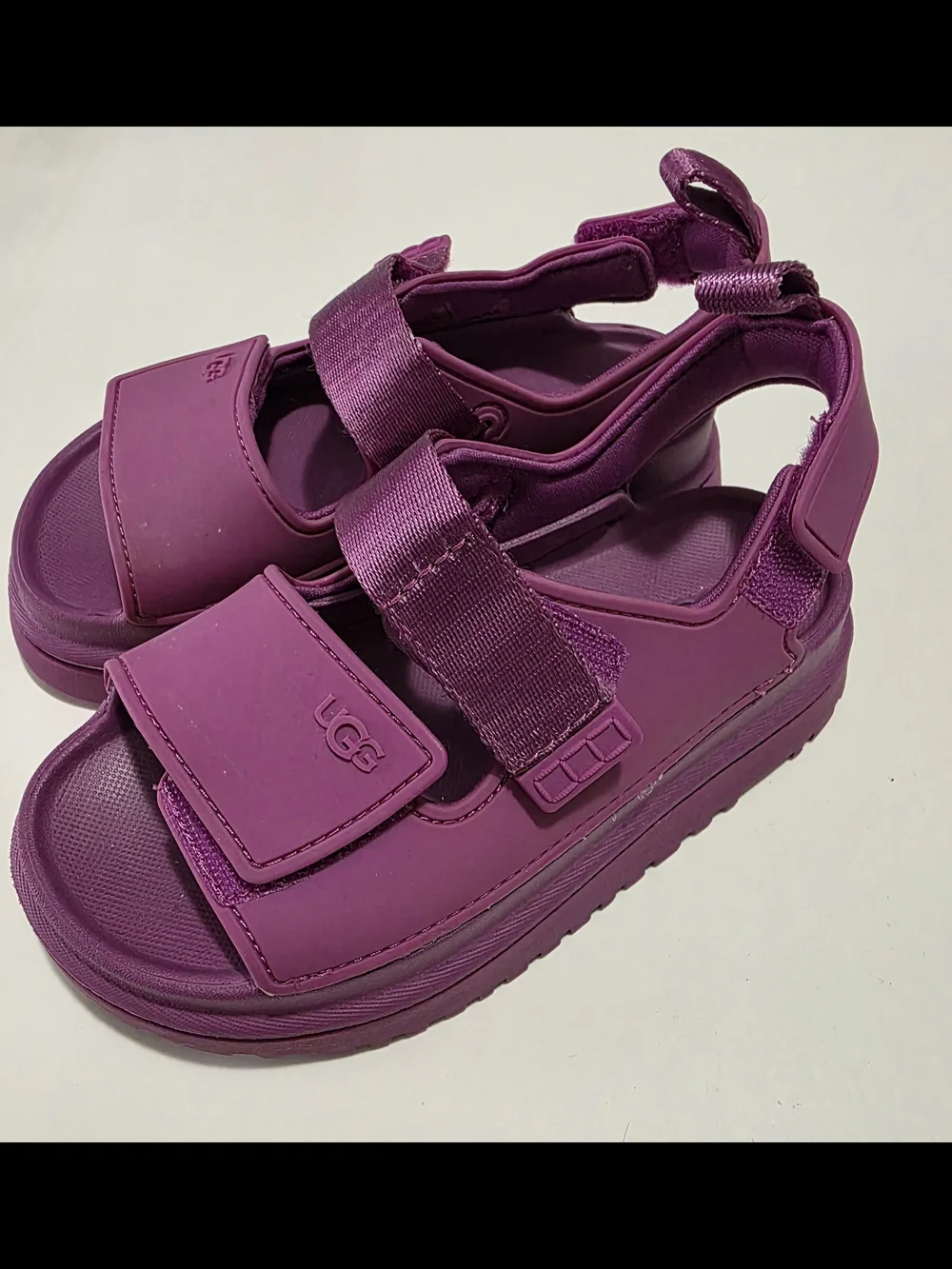 UGG Kids' Purple Velcro Sport Sandals